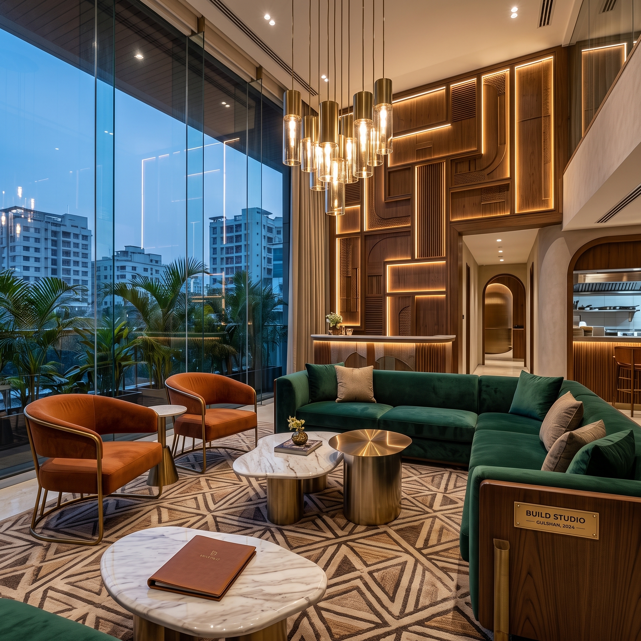 Modern living room interior by Build Studio